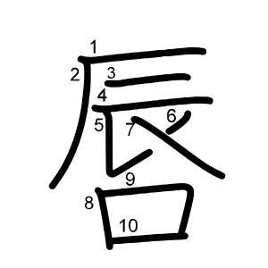 唇