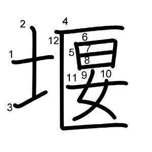 堰