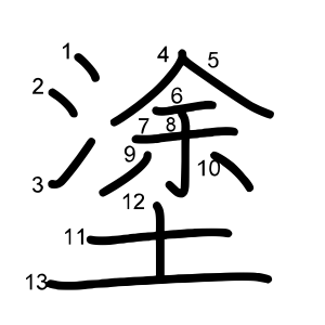 塗