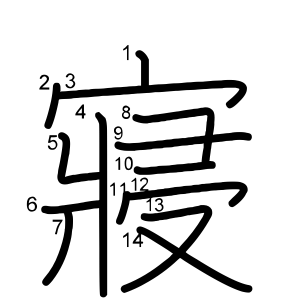 寢