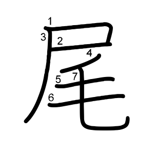 尾