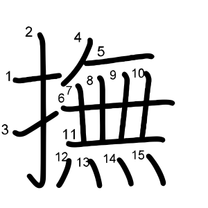 撫