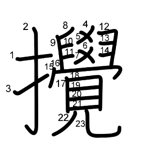 攪
