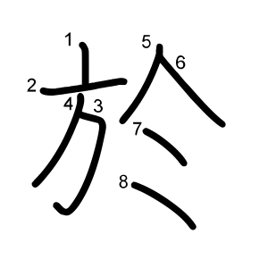 於
