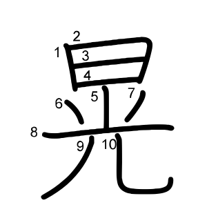 晃