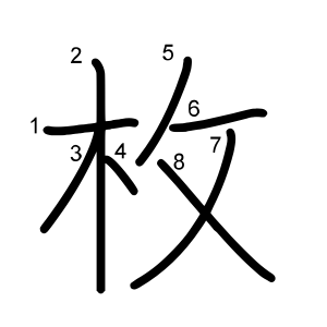 枚