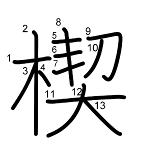 楔
