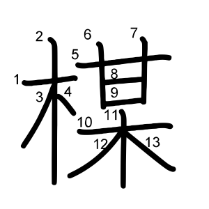 楳
