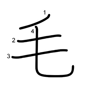 毛
