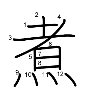 煮