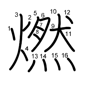 燃