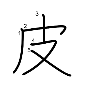皮
