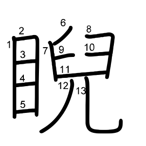 睨