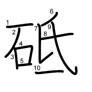 砥