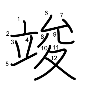 竣