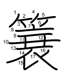 簔