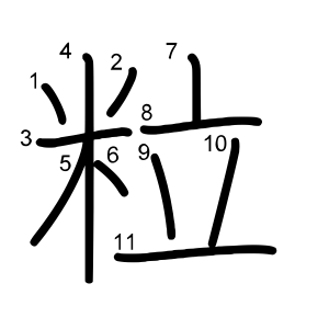 粒