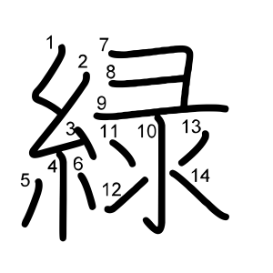 緑