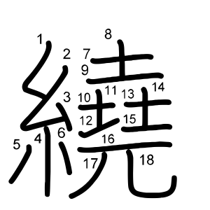繞