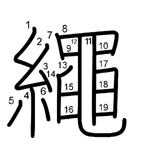 繩