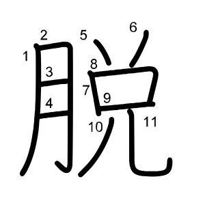 脱