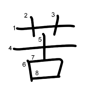 苦