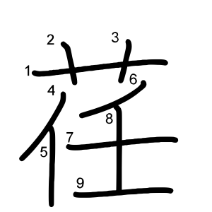 荏