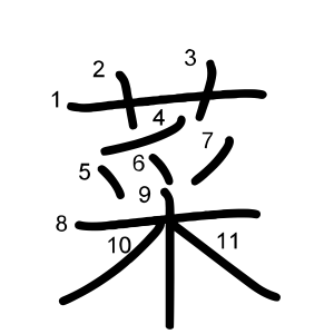 菜