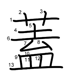 蓋