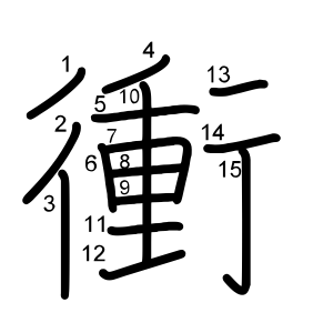 衝