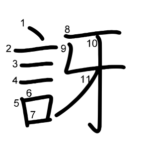 訝