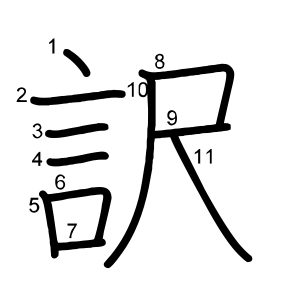 訳