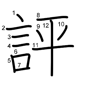 評