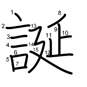 誕