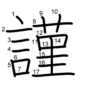 謹