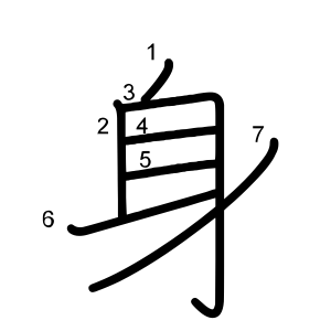 身