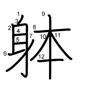 躰