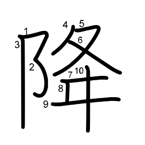 降