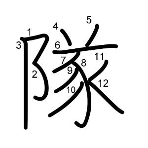 隊