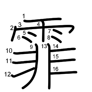 霏