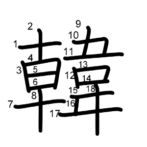 韓