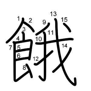 餓