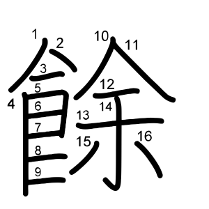 餘