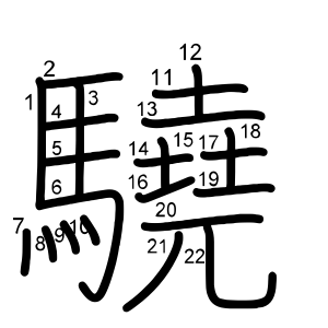 驍