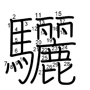 驪